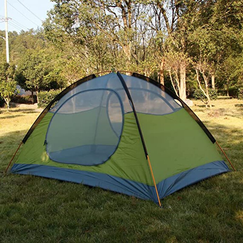 Cheap Goat Tents 3 Season Camping Tent 2 3 Person Lightweight Backpacking Windproof Two Doors Double Layer  Aluminum Rods Outdoor Family Travel   